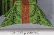  Chasuble ("JHS") - Crown of Thorns 1515 Series - Plain Neck - Chi Rho Damask Fabric 