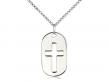  Cross Dog Tag Neck Medal/Pendant Only 