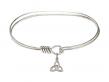  Trinity Irish Knot Charm Bangle Bracelet 