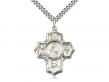  Our Lady of Czestochowa 4-Way Neck Medal/Pendant Only 