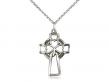  Celtic Shamrock Cross Neck Medal/Pendant Only 