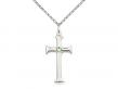  Cross Neck Medal/Pendant w/Peridot Stone Only for August 