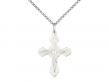  Cross Neck Medal/Pendant w/Crystal Stone Only for April 