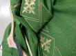  "Cross Design" Chasuble - Y-Shaped - Lana Barre Fabric - 95% Wool/5% Gold Thread 