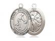  St. Sebastian/Basketball Oval Neck Medal/Pendant Only 