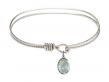  Saint Christopher Charm Bangle Bracelet 