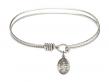  Saint Joseph Charm Bangle Bracelet 