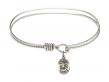  Saint Michael the Archangel Charm Bangle Bracelet 