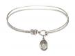  Saint Patrick Charm Bangle Bracelet 