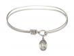  Saint Raphael the Archangel Charm Bangle Bracelet 