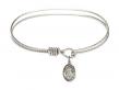  Saint Alexandra Charm Bangle Bracelet 