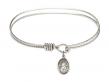  Our Lady of Perpetual Help Charm Bangle Bracelet 