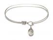  Saint Aloysius Gonzaga Charm Bangle Bracelet 