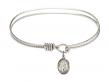  Saint John of the Cross Charm Bangle Bracelet 