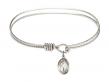  Saint Hildegard von Bingen Charm Bangle Bracelet 