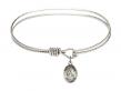  Saint Remigius of Reims Charm Bangle Bracelet 