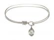  Saint Luigi Orione Charm Bangle Bracelet 