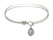  Our Lady the Undoer of Knots Charm Bangle Bracelet 