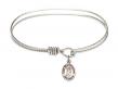  Saint Ivo of Kelmartin Charm Bangle Bracelet 