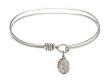  Our Lady of Assumption Charm Bangle Bracelet 