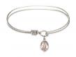  Saint Nathanael Charm Bangle Bracelet 