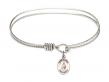  Saint Eligius Charm Bangle Bracelet 