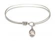  Saint Maria Bertilla Boscardin Charm Bangle Bracelet 