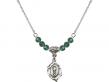  Communion Medal Birthstone Necklace Available in 15 Colors 