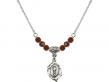  Communion Medal Birthstone Necklace Available in 15 Colors 