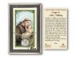  St. Anthony of Padua Prayer Card w/Medal 