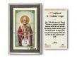  St. Nicholas Prayer Card w/Medal 