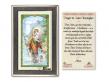  St. Christopher/Swimming Prayer Card w/Pewter Medal 