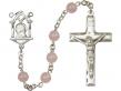  Glass Bead Rosary in 6 Colors 