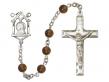  Glass Bead Rosary in 6 Colors 