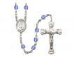  St. Rose Philippine Duchesne Centre w/Fire Polished Bead Rosary in 12 Colors 