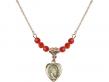  Miraculous Medal Birthstone Necklace Available in 15 Colors 