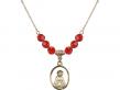  Madonna Medal Birthstone Necklace Available in 15 Colors 