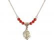  Communion Medal Birthstone Necklace Available in 15 Colors 