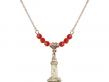  Lighthouse Medal Birthstone Necklace Available in 15 Colors 