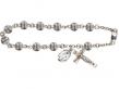  Rosary Bracelet w/Corregated Bead 