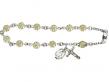  Rosary Bracelet w/Swarovski Austrian Tin Cut AB Bead in Assorted Colors 