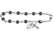  Rosary Bracelet w/Swarovski Austrian Tin Cut AB Bead in Assorted Colors 