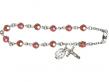  Rosary Bracelet w/Swarovski Austrian Tin Cut AB Bead in Assorted Colors 