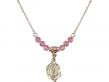  Communion Medal Birthstone Necklace Available in 15 Colors 