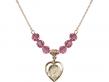  Scapular Medal Birthstone Necklace Available in 15 Colors 