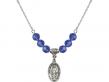  Miraculous Medal Birthstone Necklace Available in 15 Colors 