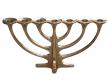  Silverplated Copper Menorah - 10" Ht 