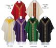  Chasuble - Toronto 0225 Series - Plain Neck or Cowl - Opus or Europa Fabric 