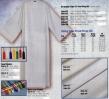  White Adult/Priest Front Wrap Alb - Buttons/Velcro Closure - 65% Poly35% Cotton 